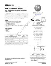 ESD8504GMUTAG Datasheet Cover