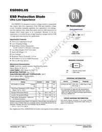 ESD9D5.0ST5G Datasheet Cover