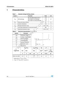 ESDA14V2-4BF3 Datasheet Page 2