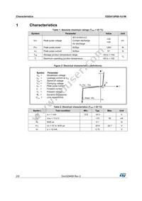 ESDA15P60-1U1M Datasheet Page 2