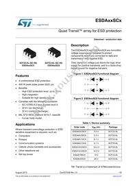 ESDA17SC6 Datasheet Cover