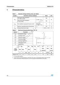 ESDA18-1F2 Datasheet Page 2