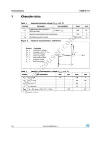 ESDA18-1F4 Datasheet Page 2