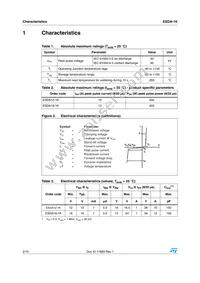 ESDA18-1K Datasheet Page 2