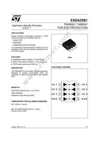 ESDA25B1 Datasheet Cover