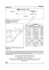 ESDA25B1 Datasheet Page 5