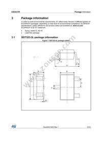 ESDA37W Datasheet Page 5