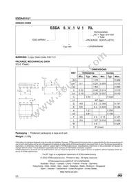 ESDA6V1U1 Datasheet Page 6