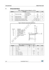 ESDA7P120-1U1M Datasheet Page 2