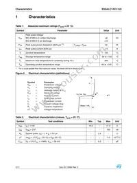 ESDALC14V2-1U2 Datasheet Page 2