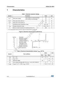 ESDALC20-1BF4 Datasheet Page 2