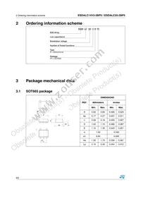 ESDALC25-2BP5 Datasheet Page 4