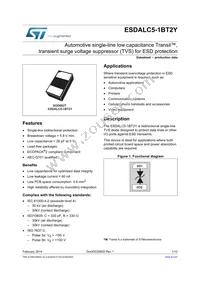 ESDALC5-1BT2Y Datasheet Cover