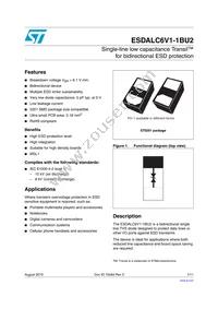 ESDALC6V1-1BU2 Datasheet Cover