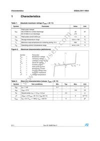 ESDALC6V1-1BU2 Datasheet Page 2