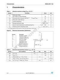 ESDALC6V1-1U2 Datasheet Page 2