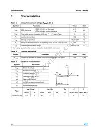 ESDALC6V1F2 Datasheet Page 2