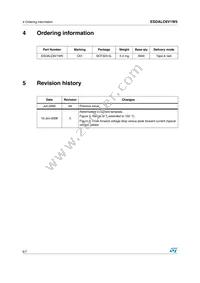 ESDALC6V1W5 Datasheet Page 6