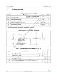 ESDALC8-1BF4 Datasheet Page 2