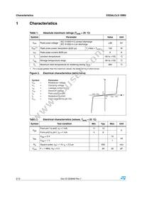 ESDALCL5-1BM2 Datasheet Page 2