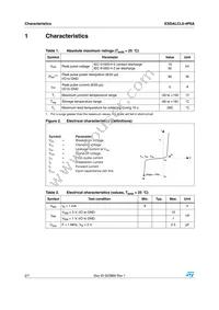 ESDALCL6-4P6A Datasheet Page 2