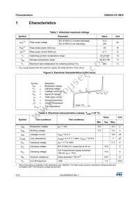 ESDAVLC5-1BF4 Datasheet Page 2