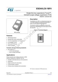 ESDAVLC6-1BF4 Datasheet Cover