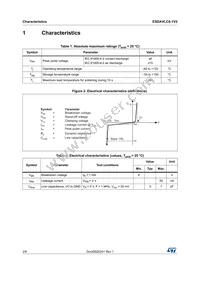 ESDAVLC6-1V2 Datasheet Page 2