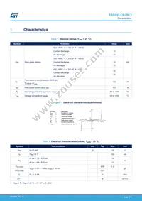 ESDAVLC6-2BLY Datasheet Page 2