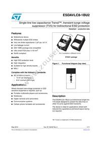 ESDAVLC8-1BU2 Cover