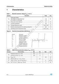 ESDAVLC8-1BU2 Datasheet Page 2