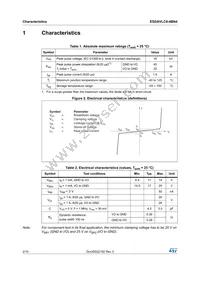 ESDAVLC8-4BN4 Datasheet Page 2