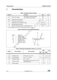 ESDAXLC18-1BF4 Datasheet Page 2