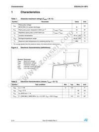 ESDAXLC4-1BF3 Datasheet Page 2