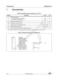 ESDAXLC5-1U2 Datasheet Page 2