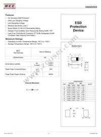 ESDH5V0D5-TP Datasheet Cover