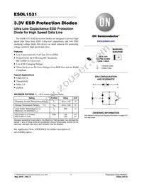 ESDL1531MX4T5G Datasheet Cover