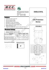 ESDLC3V3L-TP Datasheet Cover