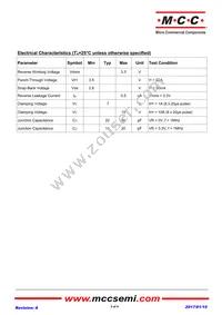 ESDLC3V3L-TP Datasheet Page 2