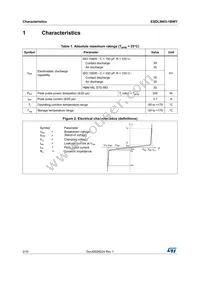 ESDLIN03-1BWY Datasheet Page 2