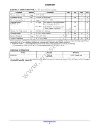 ESDM1051MX4T5G Datasheet Page 2