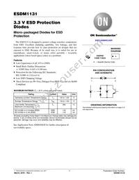 ESDM1131MX4T5G Datasheet Cover