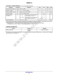 ESDM1131MX4T5G Datasheet Page 2