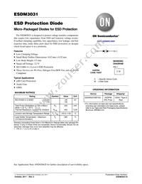 ESDM3031MXT5G Datasheet Cover