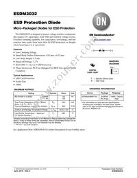 ESDM3032MXT5G Datasheet Cover