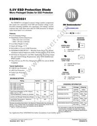 ESDM3551N2T5G Datasheet Cover