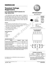 ESDR0544MDMR4G Datasheet Cover