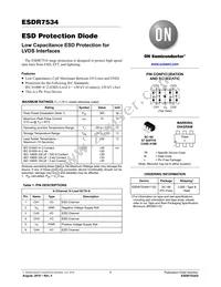 ESDR7534W1T2G Datasheet Cover