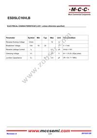 ESDSLC16VLB-TP Datasheet Page 2