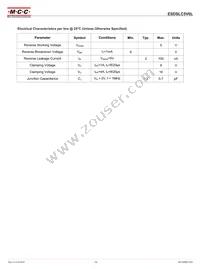 ESDSLC5V0L-TP Datasheet Page 2